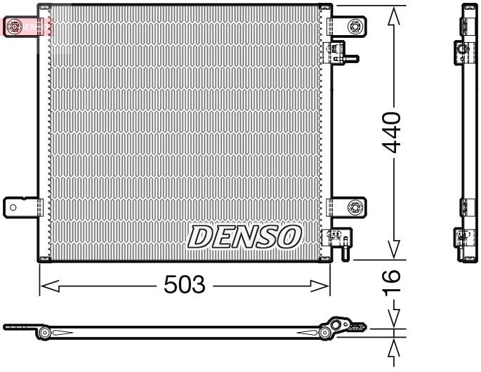DENSO DCN99066 Klimakondensator für DAF CF 75 LKW in Original Qualität