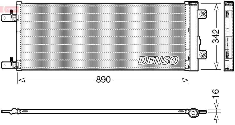 DCN99071 DENSO Klimakondensator DAF CF