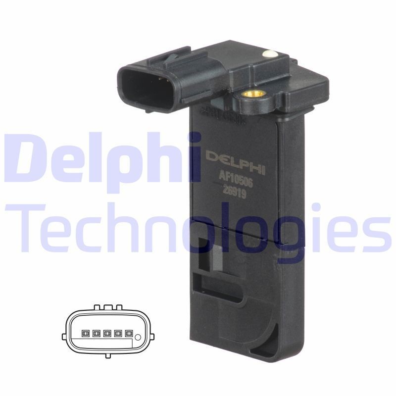 DELPHI AF10506-12B1 Mass air flow sensor SUBARU experience and price