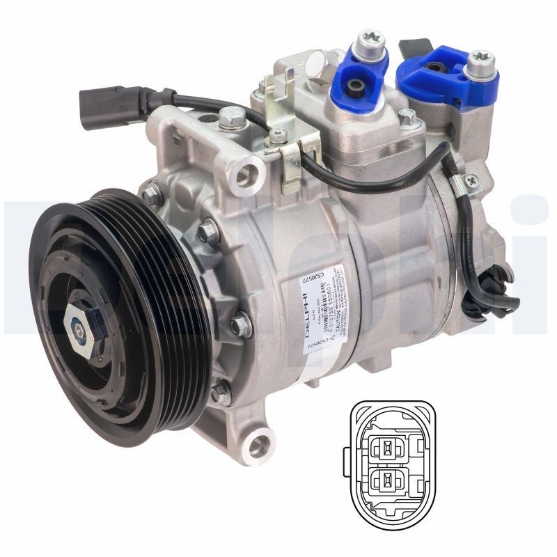 Audi A6 Air conditioning pump 15252913 DELPHI CS20577 online buy