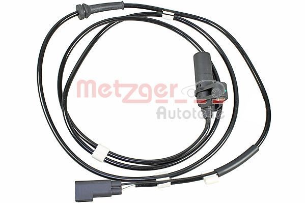 METZGER Rear Axle Right, 2-pin connector, 1910mm Number of pins: 2-pin connector Sensor, wheel speed 0900399 buy