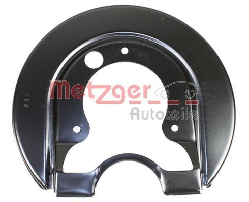 METZGER 6115206 Splash Panel, brake disc Rear Axle Right