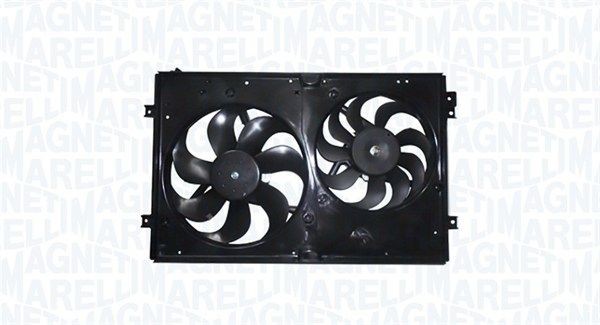 Original MAGNETI MARELLI MTC706AX Cooling fan assembly 069422706010 for VW TOURAN