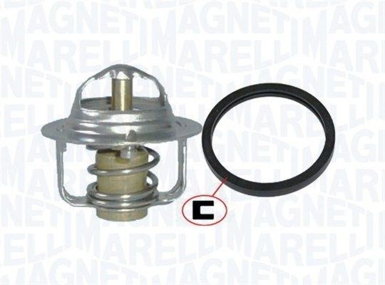 352317002340 MAGNETI MARELLI Coolant thermostat CHEVROLET Opening Temperature: 82°C, 44mm, with seal