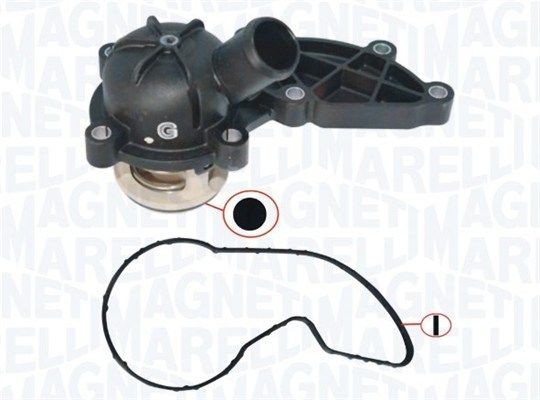 MAGNETI MARELLI 352317003180 Engine thermostat Opening Temperature: 88°C, with seal