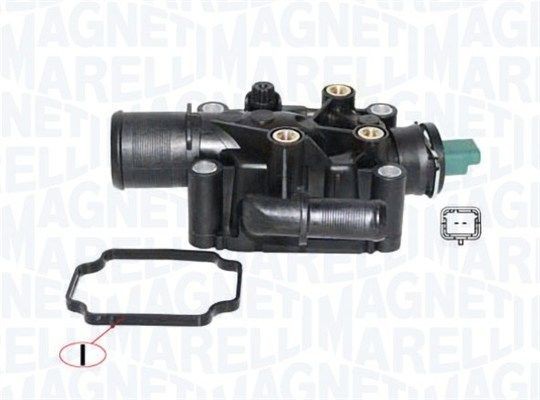 MAGNETI MARELLI 352317100230 Engine thermostat Opening Temperature: 91°C, with seal, with sensor