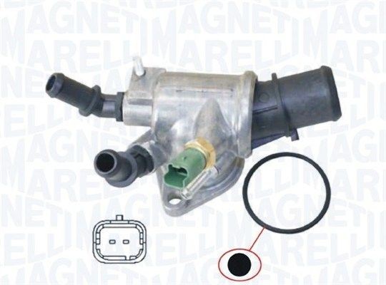 MAGNETI MARELLI 352317100440 Engine thermostat Opening Temperature: 89°C, with seal, with sensor