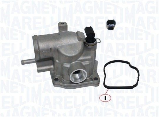 MAGNETI MARELLI 352317100740 Engine thermostat Opening Temperature: 92°C, with seal, with sensor