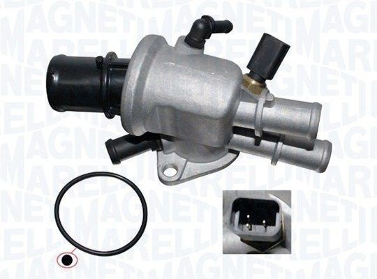 MAGNETI MARELLI 352317101400 Engine thermostat Opening Temperature: 88°C, with seal, with sensor