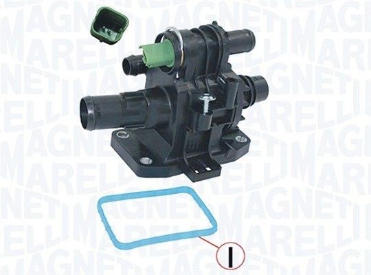 MAGNETI MARELLI 352317101570 Engine thermostat Opening Temperature: 83°C, with seal, with sensor