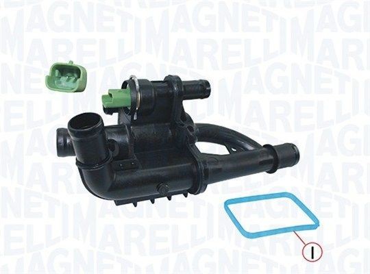 MAGNETI MARELLI 352317101950 Engine thermostat Opening Temperature: 83°C, with seal, with sensor