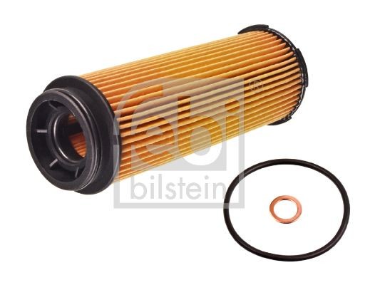 109000 Oil filter 109000 FEBI BILSTEIN with seal ring, Filter Insert