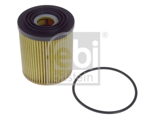 109123 Oil filter 109123 FEBI BILSTEIN with seal ring, Filter Insert