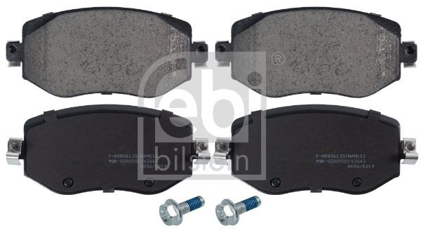 FEBI BILSTEIN Front Axle, with fastening material Width: 58,3mm, Thickness 1: 18,2mm Brake pads 116245 buy