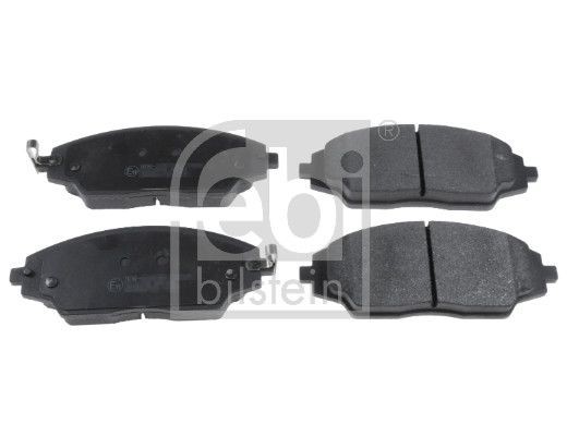 116310 FEBI BILSTEIN Brake pad set CHEVROLET Front Axle, with acoustic wear warning