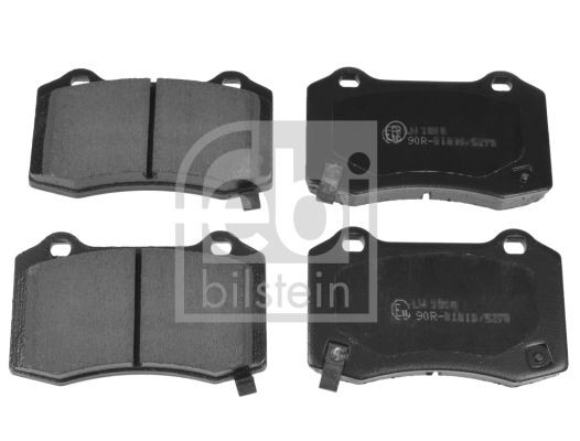 116382 FEBI BILSTEIN Brake pad set CHEVROLET Rear Axle, with acoustic wear warning