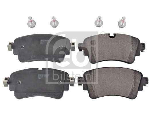 D1898-9126 FEBI BILSTEIN Rear Axle, prepared for wear indicator, with fastening material Width: 59,1mm, Thickness 1: 16,6mm Brake pads 116425 buy