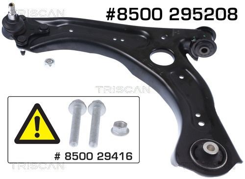 Volkswagen POLO Suspension arms 15257965 TRISCAN 8500 295208 online buy