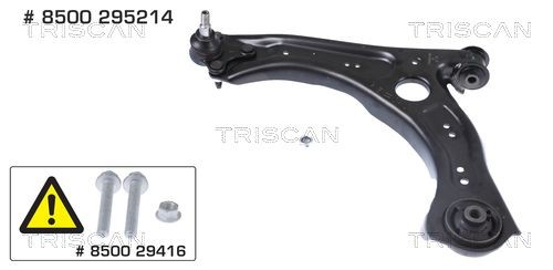 Volkswagen POLO Track control arm 15257969 TRISCAN 8500 295214 online buy