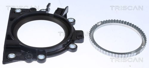 8550 100005 TRISCAN Crankshaft oil seal VW with mounting sleeves, PPS (polyphen. sulfide)/TFE (tetrafluoroet.)/ACM (polyacryl)
