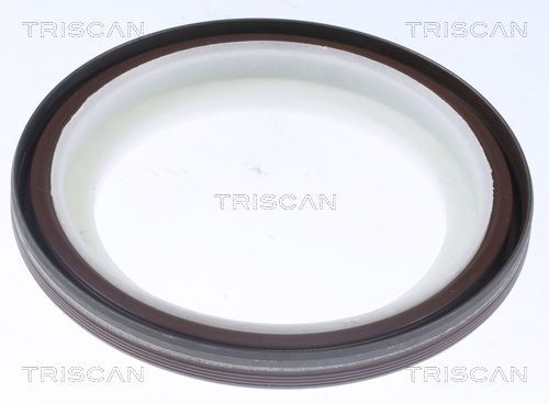8550 10085 TRISCAN Crankshaft oil seal FIAT transmission sided, FPM (fluoride rubber)
