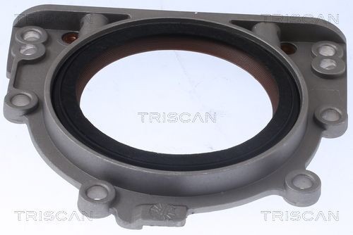8550 29031 TRISCAN Crankshaft oil seal DODGE with flange, with mounting sleeves, transmission sided, PTFE (polytetrafluoroethylene)