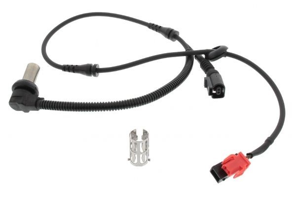 86814/1 MAPCO Wheel speed sensor AUDI Front Axle, with mounting sleeves