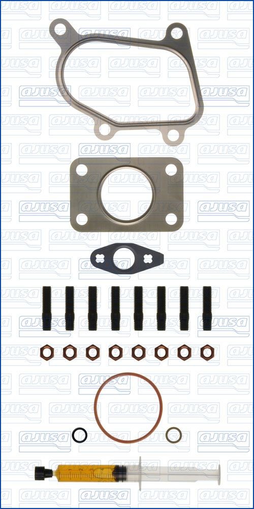 5801666394 AJUSA with studs, syringe with oil, with gaskets/seals Mounting Kit, charger JTC12377 buy