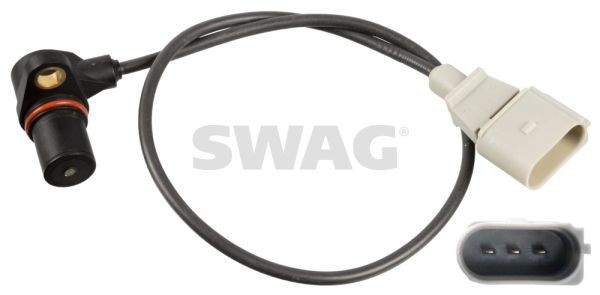 SWAG Cable Length: 450mm, Number of connectors: 3 Sensor, crankshaft pulse 33 10 0499 buy