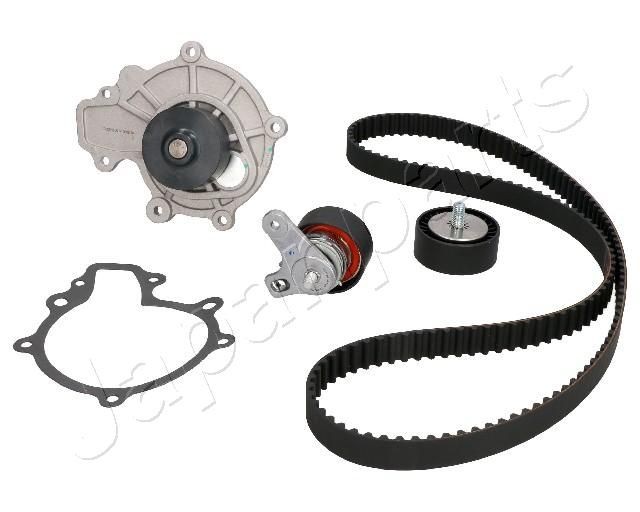 Timing belt kit with water pump JAPANPARTS with water pump, Width 1: 22 mm - SKD-W07