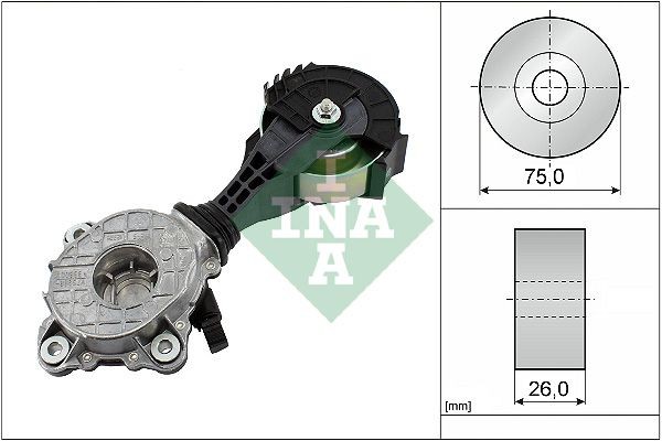 INA 534 0426 10 Tensioner Lever, v-ribbed belt 75 mm x 26 mm