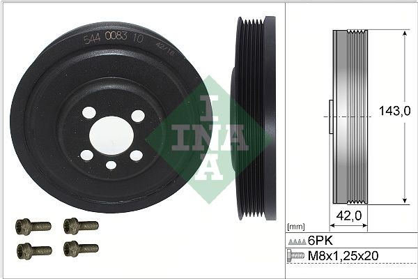 INA 544 0083 20 Audi A4 2013 Belt pulley crankshaft