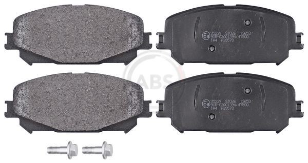 A.B.S. excl. wear warning contact Height 1: 59,2mm, Width 1: 141,8mm, Thickness 1: 17,9mm Brake pads 35239 buy