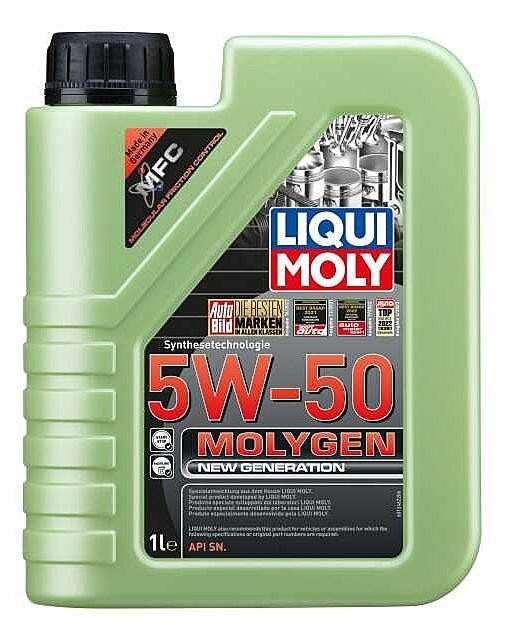 Engine oil 5W50 longlife petrol - 21124 LIQUI MOLY Molygen , New Generation