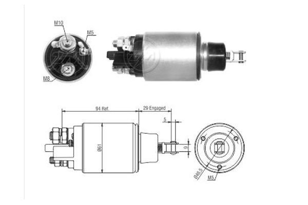 ZM826 ERA Magnetschalter, Anlasser für VW online bestellen