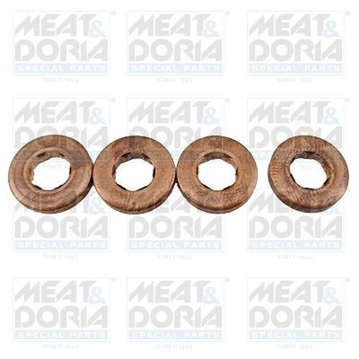 9882 MEAT & DORIA Injector seal ring FORD Inner Diameter: 7,5mm, Copper
