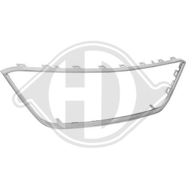 Seat Frame, radiator grille DIEDERICHS 7427141 at a good price
