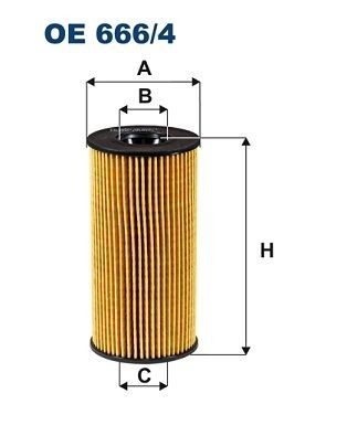 OEM-quality FILTRON OE 666/4 Engine oil filter