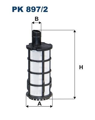 FILTRON Filter Insert Height: 82mm Inline fuel filter PK 897/2 buy