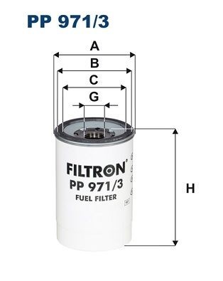 FILTRON PP971/3 Fuel filter 2 0480 593