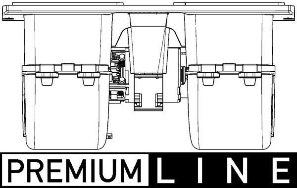 MAHLE ORIGINAL AB 175 000P Innenraumgebläse für RENAULT TRUCKS Premium 2 LKW in Original Qualität
