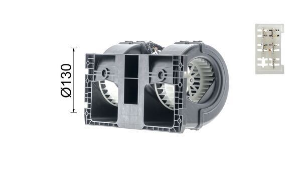 OEM-quality MAHLE ORIGINAL AB 276 000P Heater fan motor