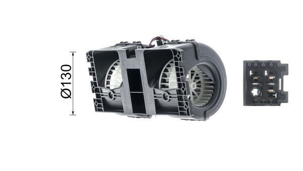 OEM-quality MAHLE ORIGINAL AB 38 000P Heater fan motor