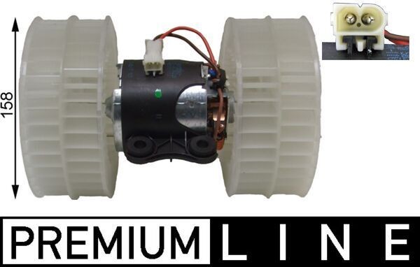 MAHLE ORIGINAL Heater blower motor 009158181 buy online