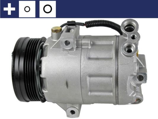 MAHLE ORIGINAL ACP 1115 000S Air conditioning compressor CVC6, 12V, PAG 46, R 134a, with seal ring