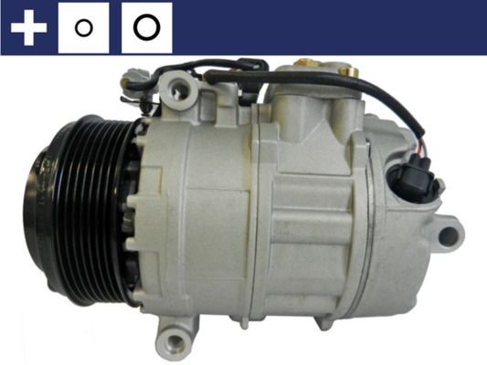 MAHLE ORIGINAL ACP 113 000S Air conditioning compressor 7SBU17C, 12V, PAG 46, R 134a, with seal ring
