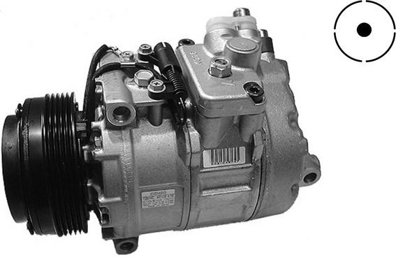 Air conditioning compressor ACP 1162 000S from MAHLE ORIGINAL