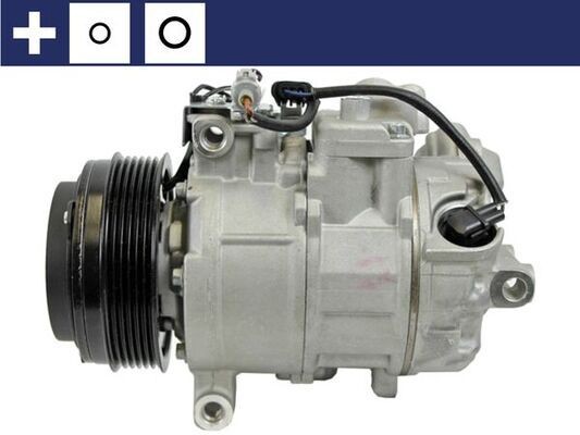 MAHLE ORIGINAL ACP 1370 000S Air conditioning compressor 6SBU14C, 12V, PAG 46, R 134a, with seal ring