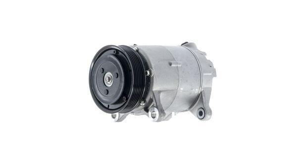 MAHLE ORIGINAL 70818077 Air conditioner compressor 6VS14e, 12V, PAG 46 SP-A2, R 1234yf, R 134a, without magnetic clutch, without oil drain plug