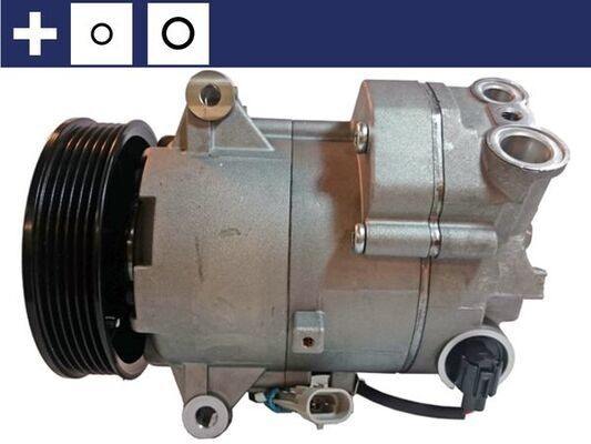 MAHLE ORIGINAL ACP 150 000S Air conditioning compressor CVC6, 12V, PAG 46, R 134a, with seal ring